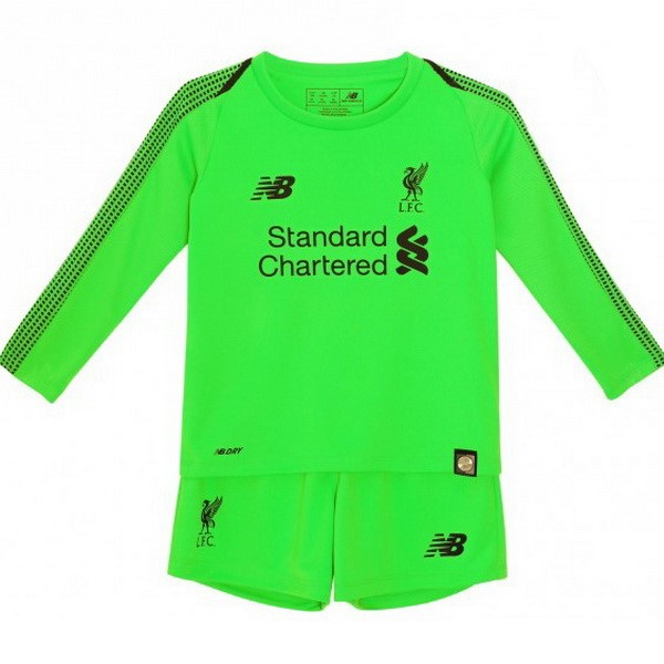 Camiseta Liverpool 2ª Portero ML Niños 2018-2019 Verde